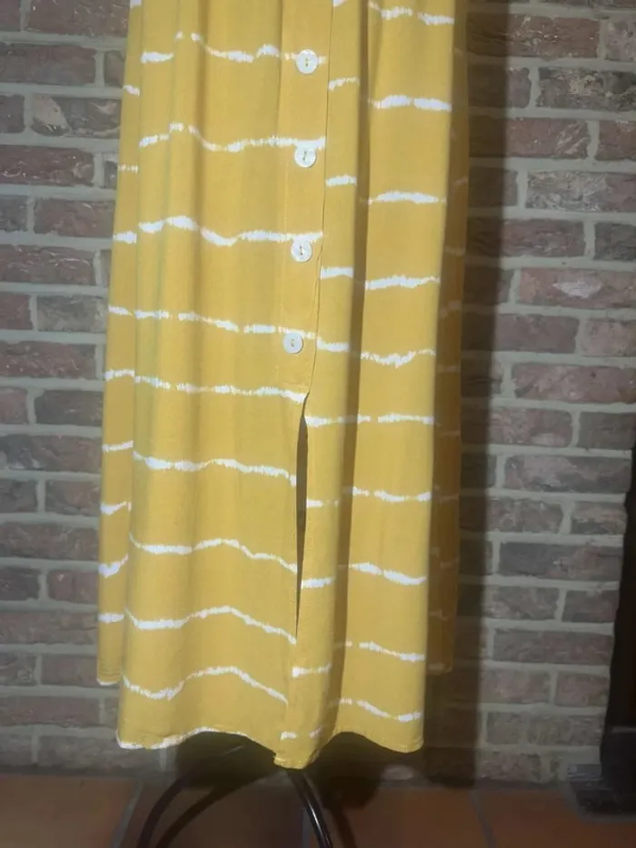 Jupe jaune et blanche Only Taille L / 40 - photo numéro 3