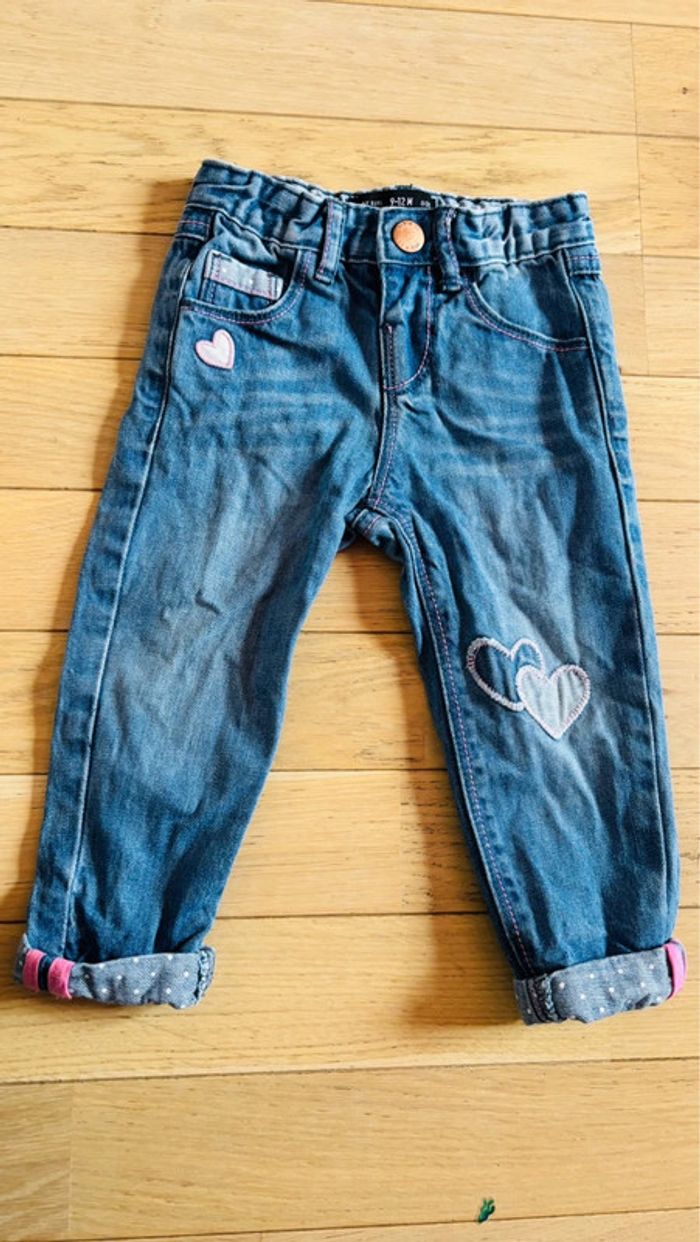 Jean 80 cm 9/12 mois