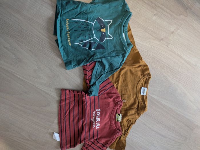 Lot 3 t-shirts manches longues - photo numéro 2