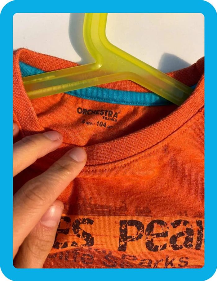 T-shirt manches longues garçon 4 ans orchestra - photo numéro 3