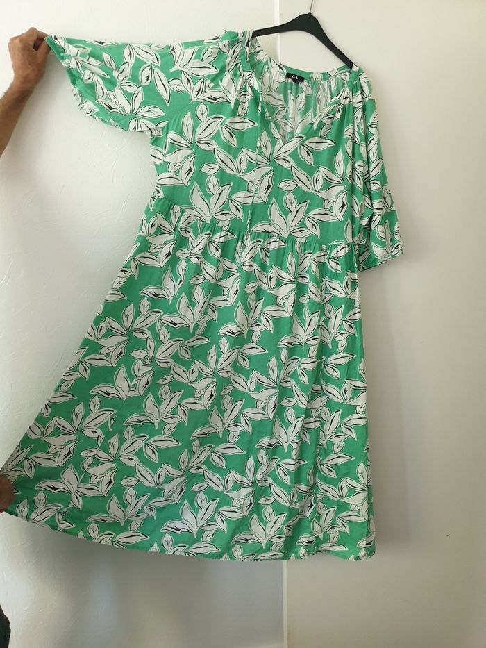 robe longue C&A t 56 coton lin - photo numéro 4