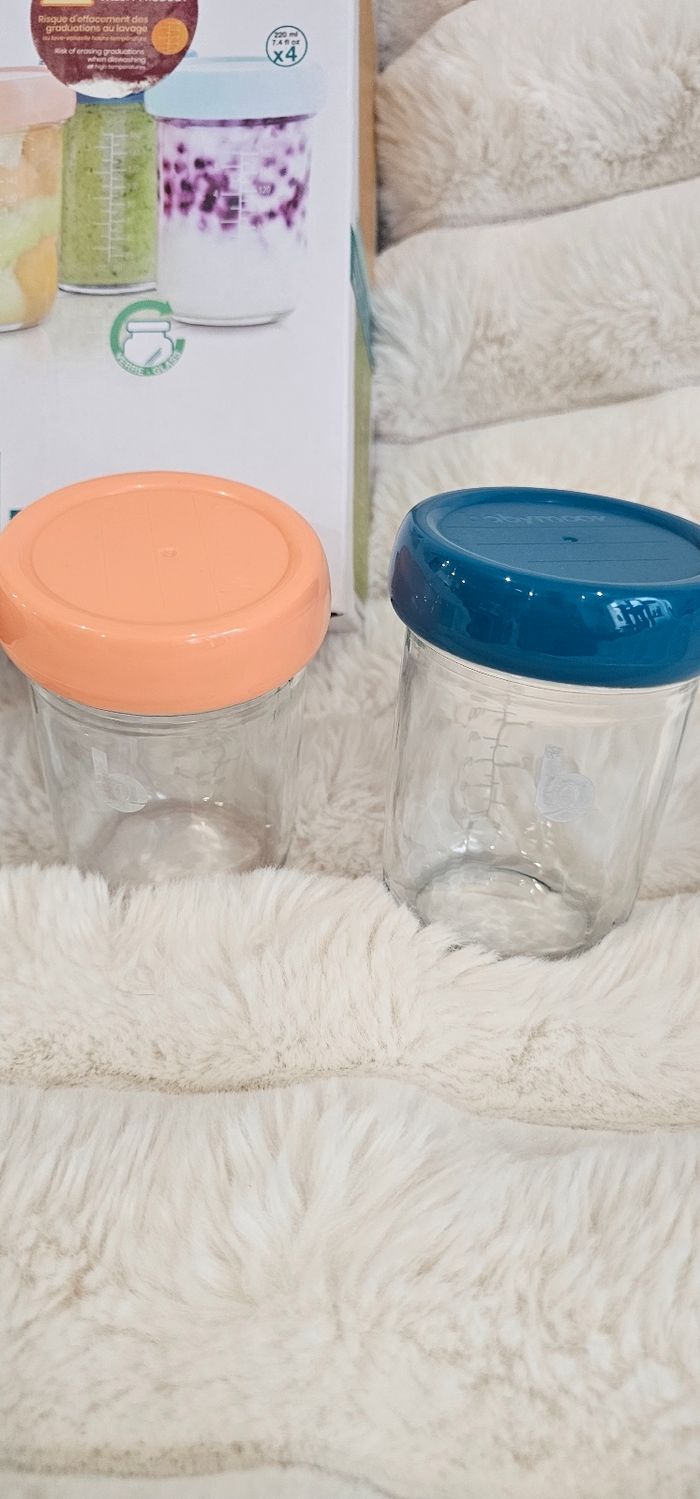 Lot de 4 pots en verre Babybols babymoov - photo numéro 3