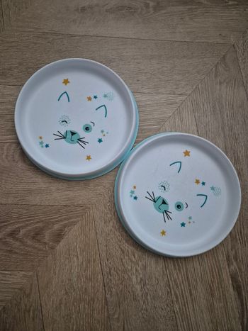 Lot assiette bébé enfants