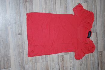 haut zara t-shirt rouge femme taille S