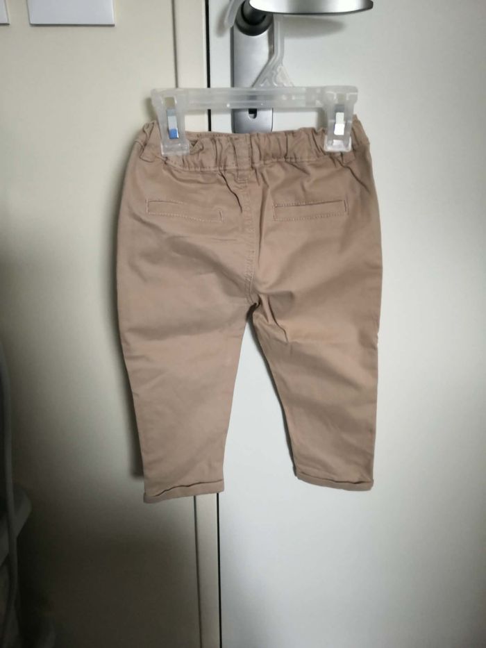 Pantalon chino uni (Beige) 18 mois (86 cm) Kiabi - photo numéro 2