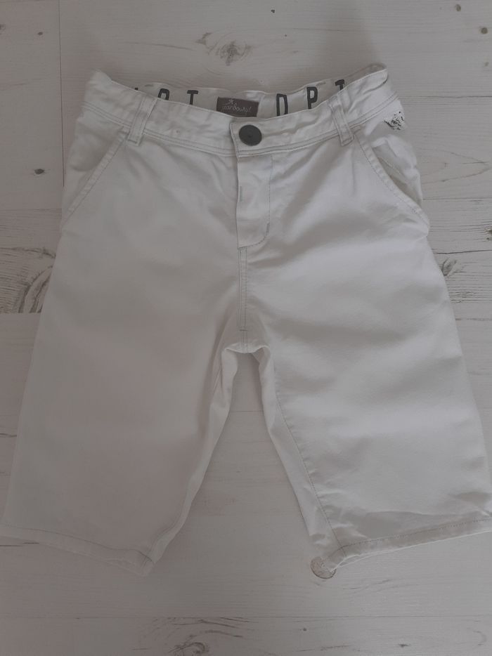 Bermuda / short jean blanc fille 8 ans Jean Bourget