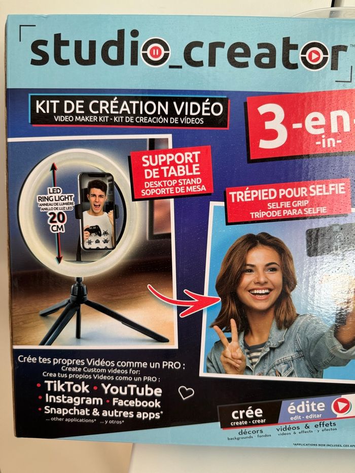 Kit création vidéo Studio creator de luxe cadeau Noël 🎅 🎄 - photo numéro 5