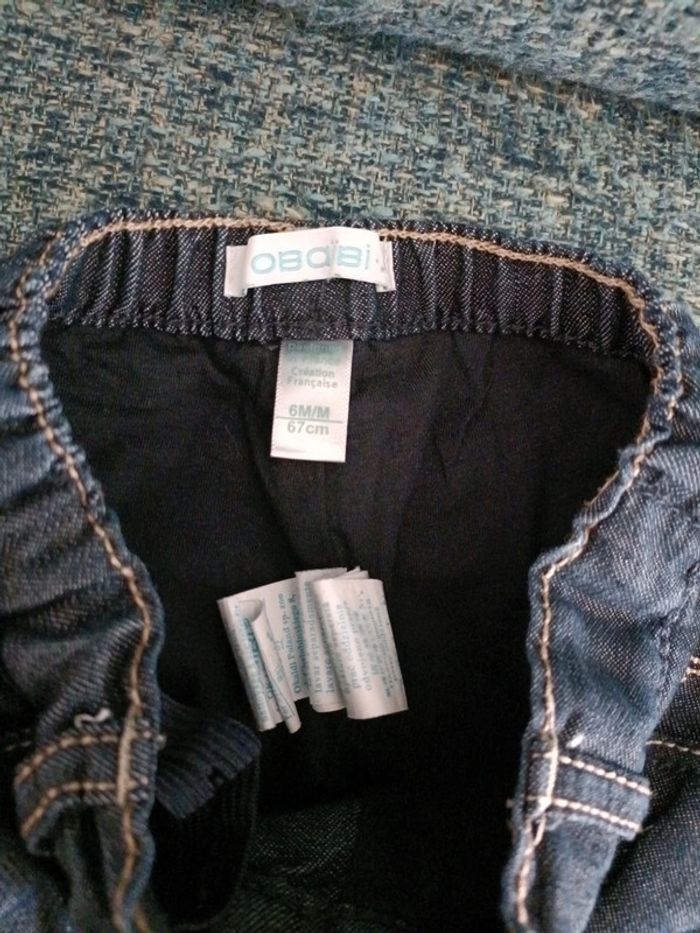 Pantalon jean obaibi 6 mois neuf - photo numéro 4