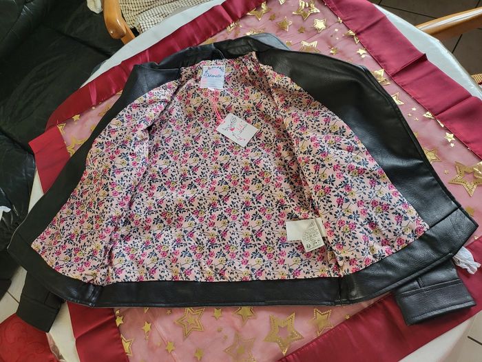 Veste en cuir 12 ans - photo numéro 4
