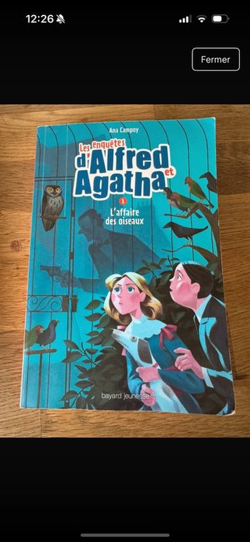 Livre Les enquêtes d'Alfred et Agatha