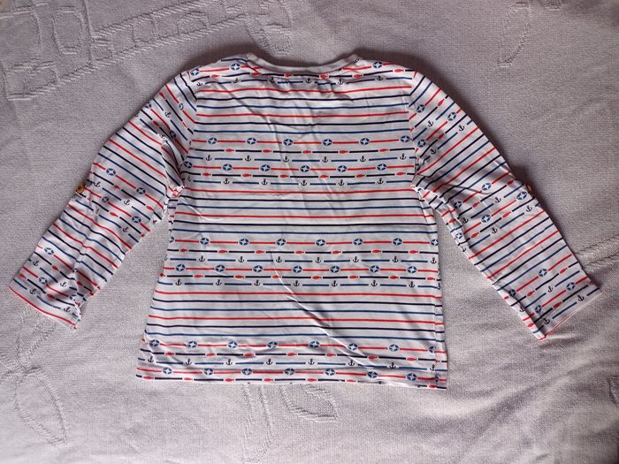 Tee-shirt manches longues rayures garçon 5 ans Sergent Major - photo numéro 2