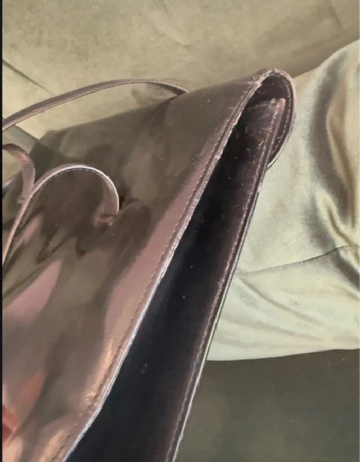 Sac Lamarthe vintage en cuir noir - photo numéro 10