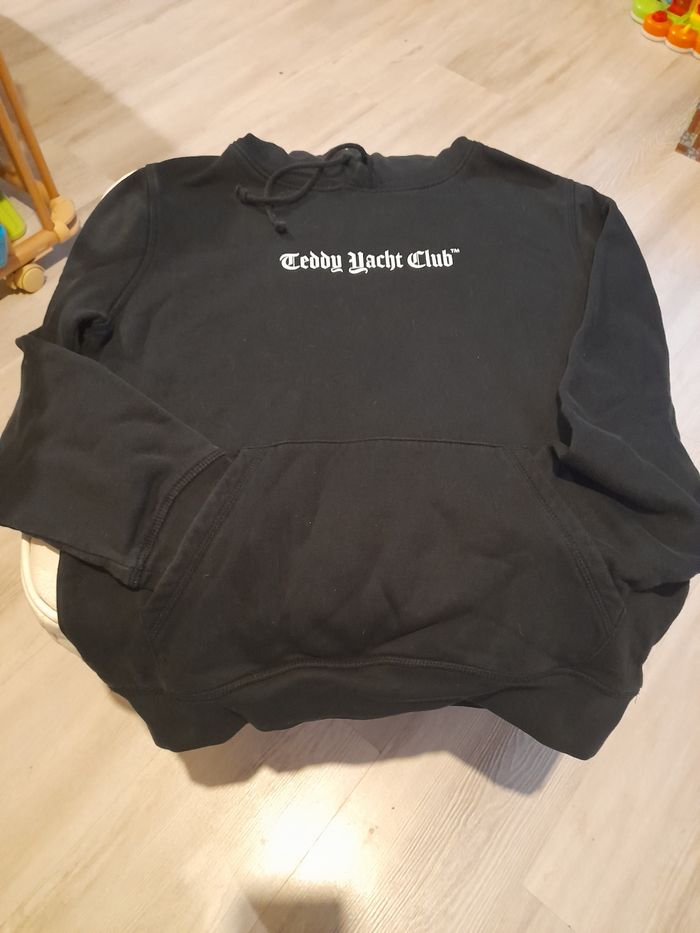 Pull teddy yacht club noir taille S - photo numéro 3
