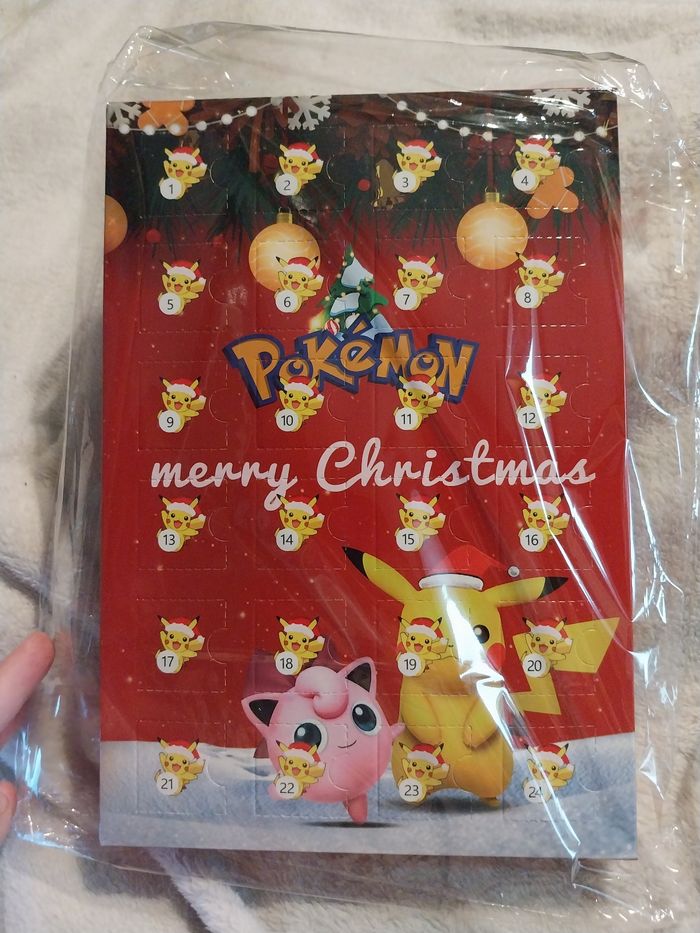 Calendrier de l'avent pokemon