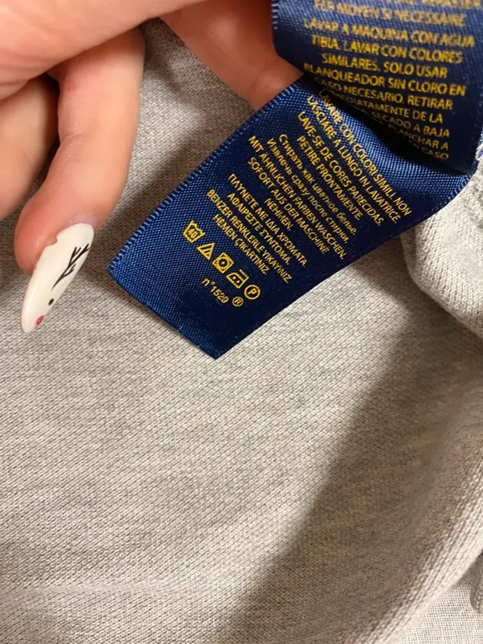 Polo gris ralph Lauren - photo numéro 4