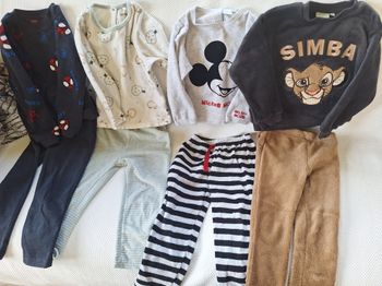 Lot de 4 pyjamas 2 pièces velours garçon 36 Mois (orchestra, disney, marvel)