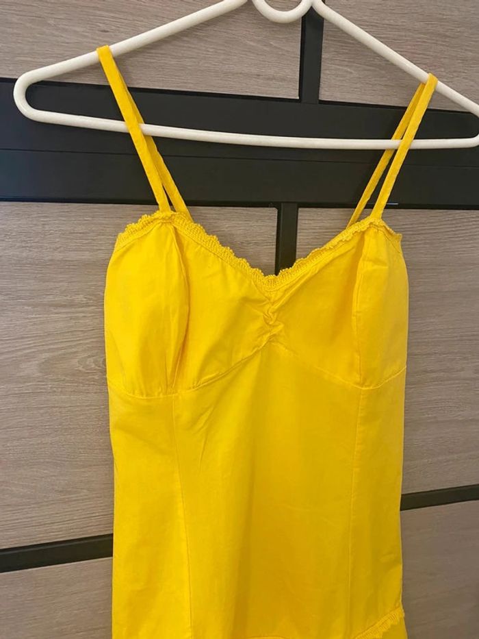 Robe J&D à bretelles jaune Taille 34/36 - photo numéro 2