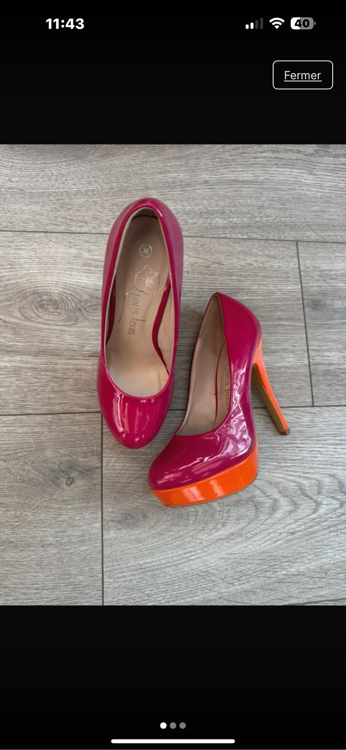 Escarpins 👠 taille 36 - photo numéro 3