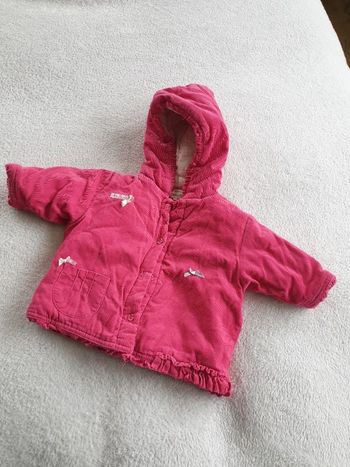 Manteau fille 6 mois rose