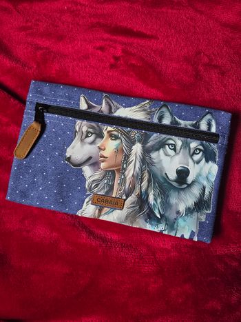 Pochette avant Cabaïa Customisé husky hiver