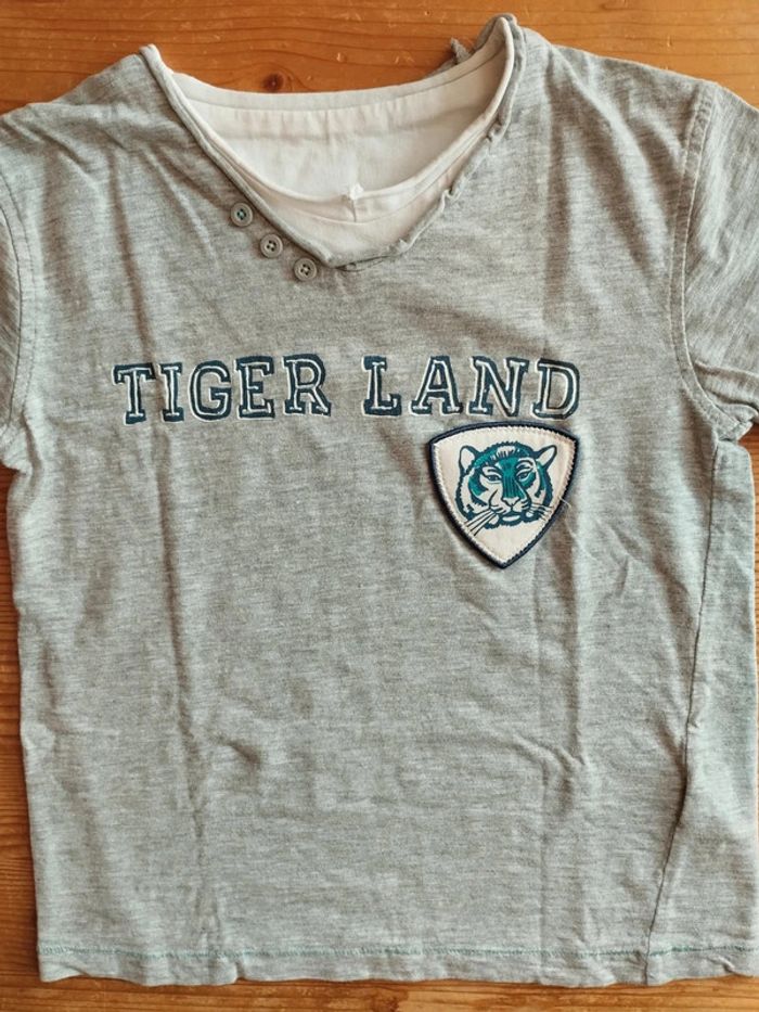Tee-shirt gris – Vertbaudet – 6 ans - TBE - photo numéro 3
