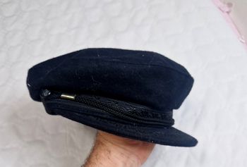 Casquette de marin  , mixte  , Navy coat  , fabrication française  , vintage