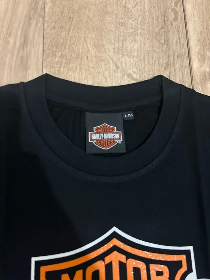 T-shirt Harley Davidson noir 14ans - photo numéro 3