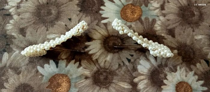 Pinces à cheveux perles - photo numéro 3