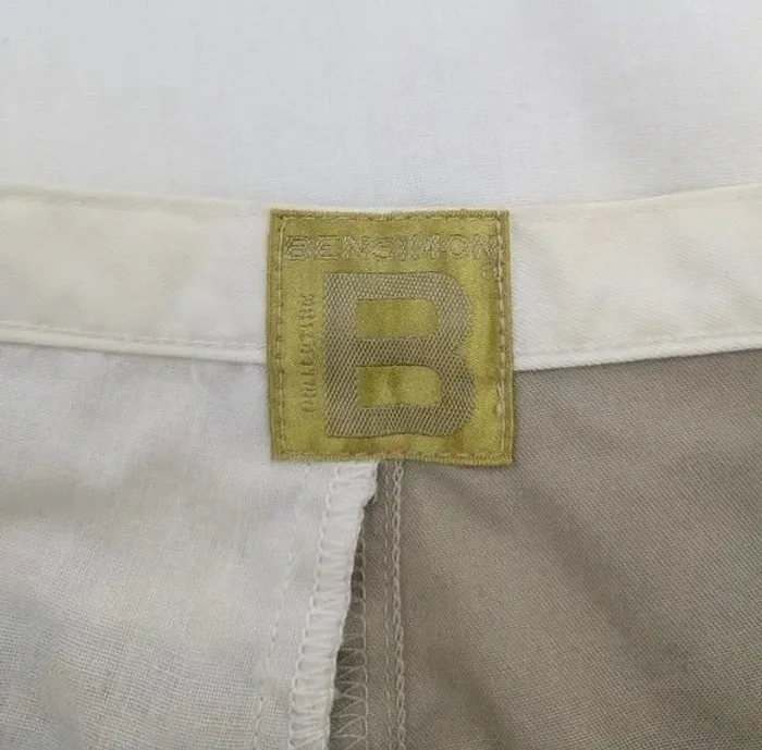 Pantalon d'été vintage en coton - Bensimon - taille 38 - photo numéro 4