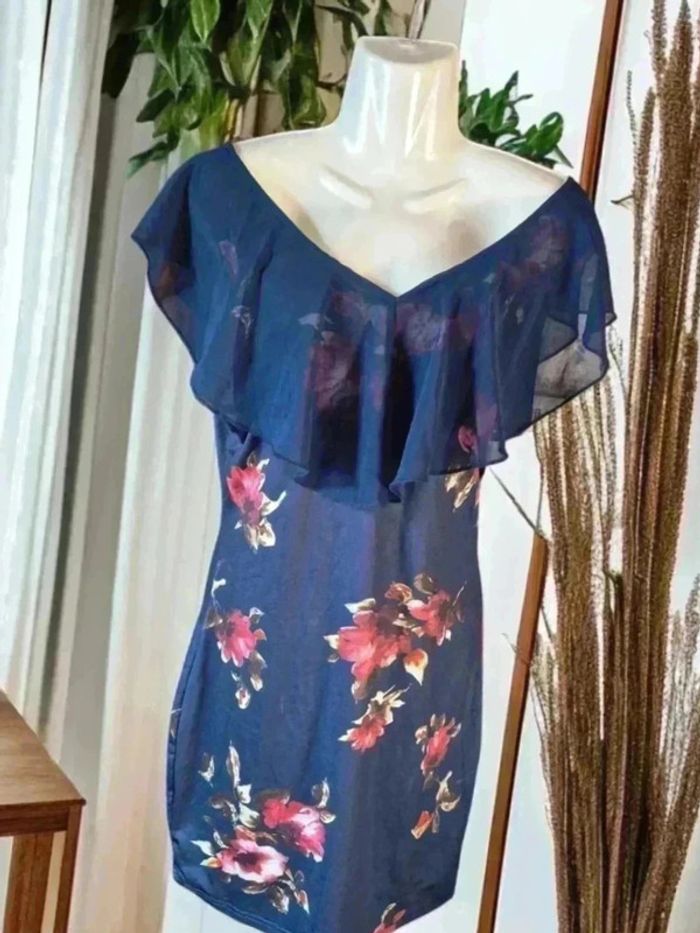 Robe courte bleu m  🌹 M 🌹