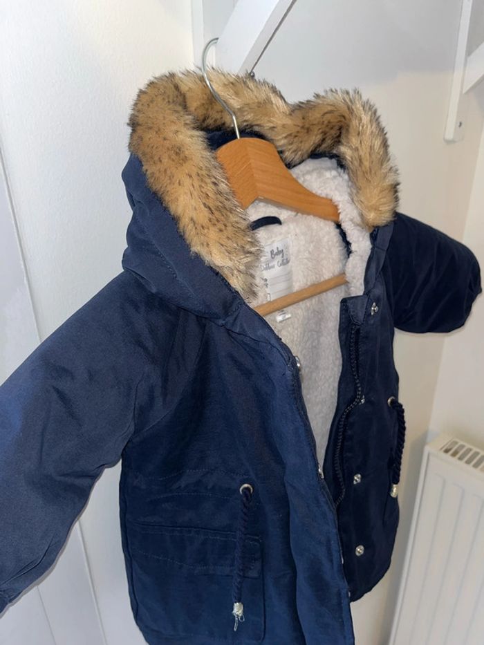 Manteau Marine chaud verbaudet 6 mois 67cm - photo numéro 2