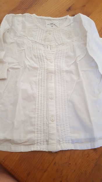 Ens Tunique brodée + pantalon beige H&M 9 - 12 mois