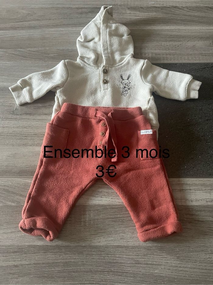 Lot 3 mois bébé garçon - photo numéro 3