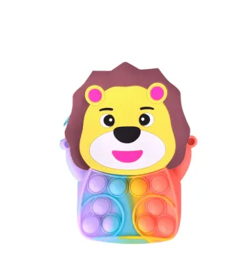 Porte-monnaie POP-IT Lion - 13.5 cm Neuf