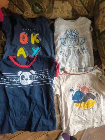 Lot de 4 t-shirt 18 mois