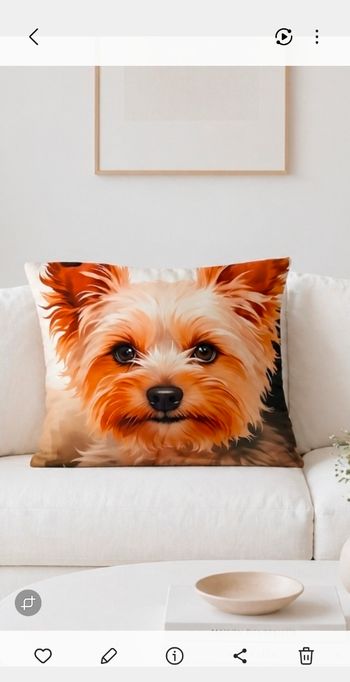 Housse de coussin neuf 