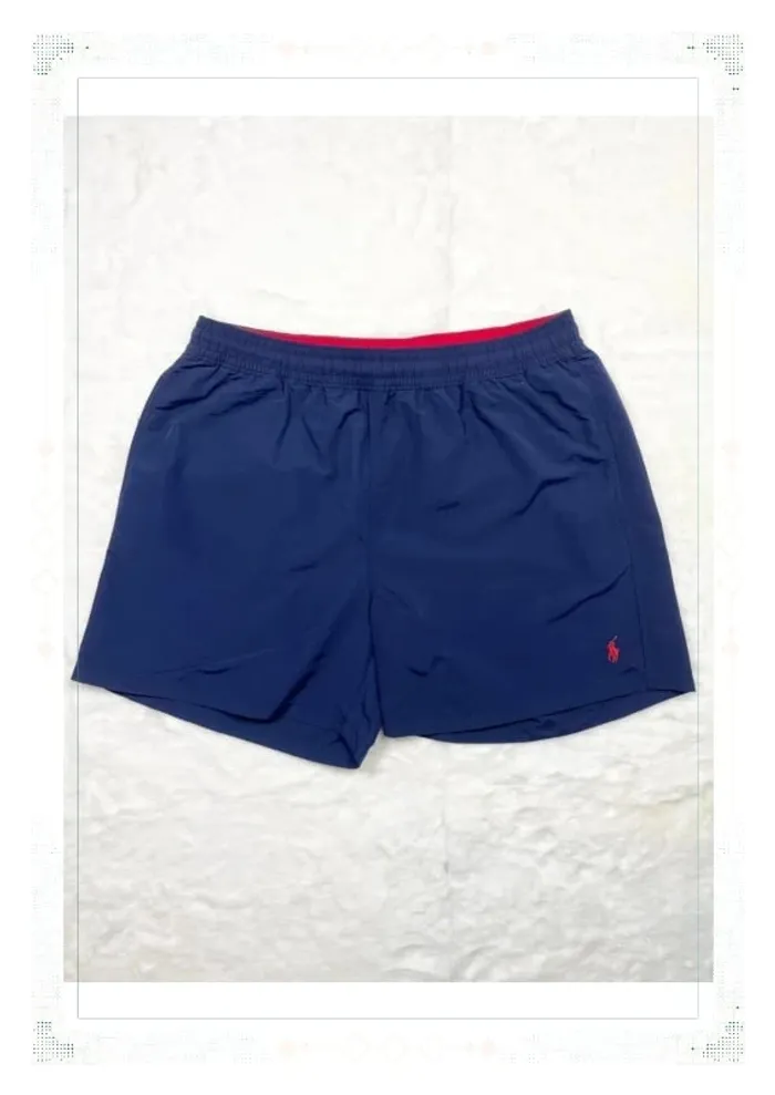 Short de bain Ralph Lauren bleu marine -Taille XL (étiquette XXL) - Homme - photo numéro 2
