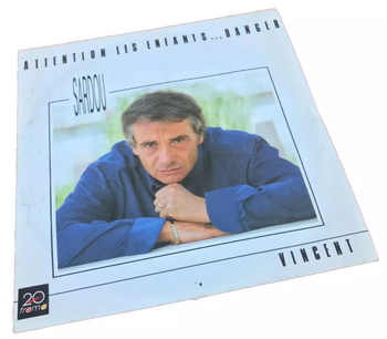 Vinyle 45 tours   Michel Sardou   Attention les enfants... danger (1988) trema 410462