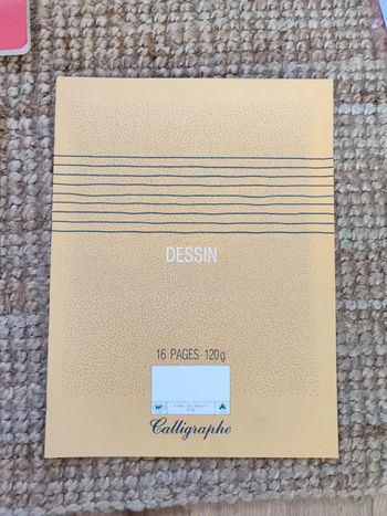 Cahier de dessin 24x32