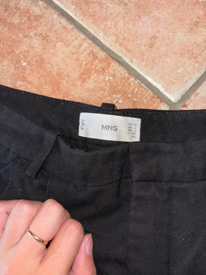 Pantalon noir mango - photo numéro 2