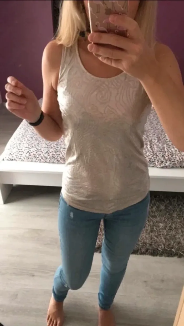 Debardeur Promod irisé