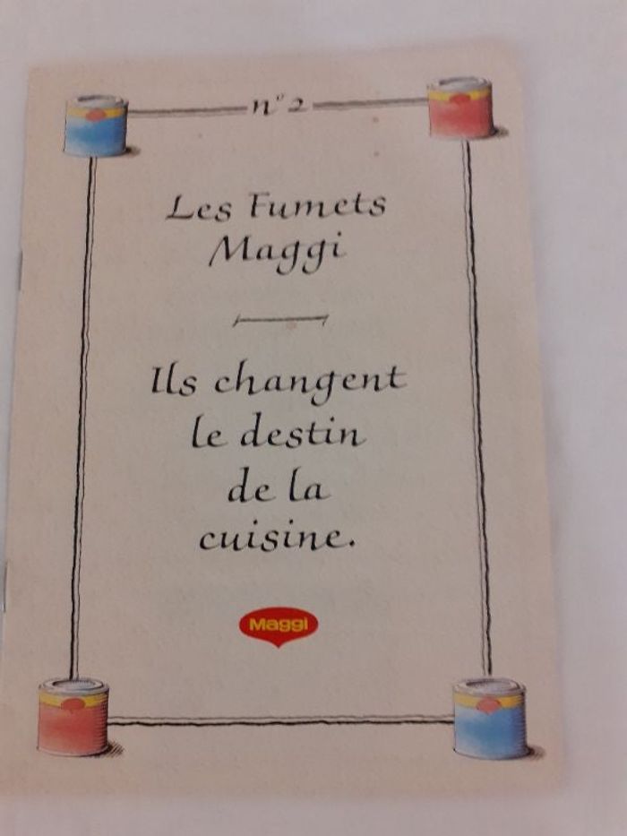 Petit livre de cuisine les astuces savoureuse de Maggi