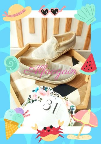 Baskets Okaïdi argentées 31