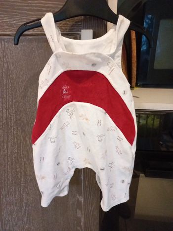 Salopette en velours 3 mois Sucre d'orge