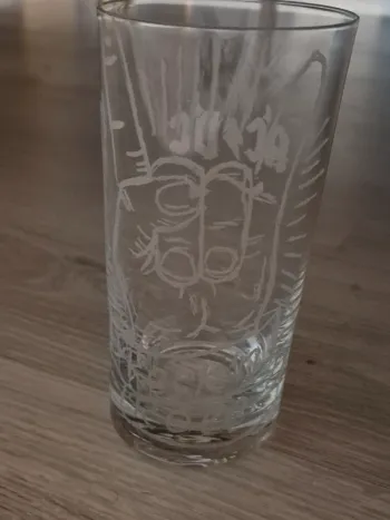 Verre gravure Rock’n Roll AC/DC