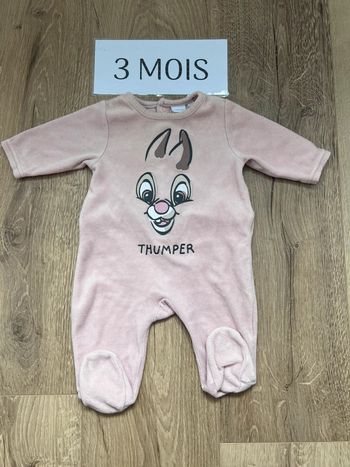Pyjama lapin 3 mois