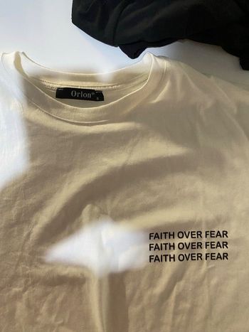 Teeshirt blanc  Orlon  taille s  imprimer