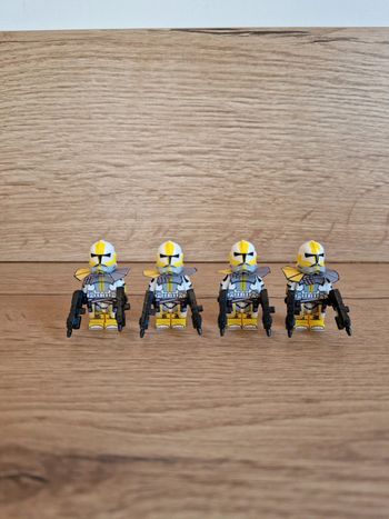 Figurines type lego 4 clones Arc Troopers star wars