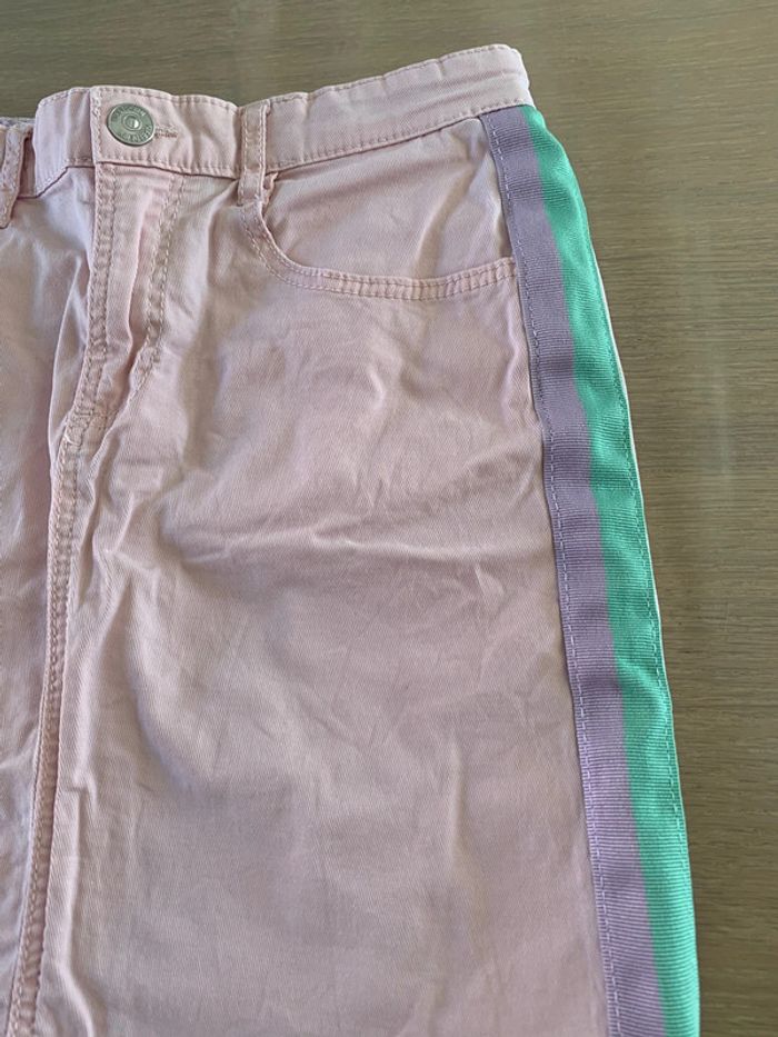 Jupe rose en jean 10 ans - photo numéro 2