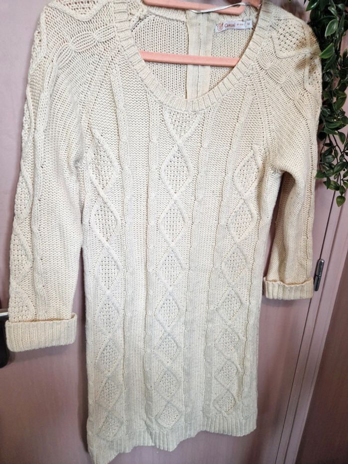 Robe pull en maille Gemo Taille M - photo numéro 3